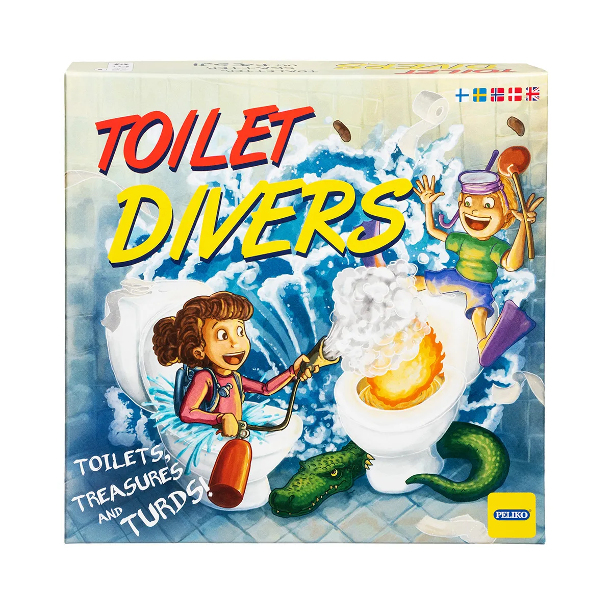 Peliko Toilet Divers gioco da tavolo labirinto fognario