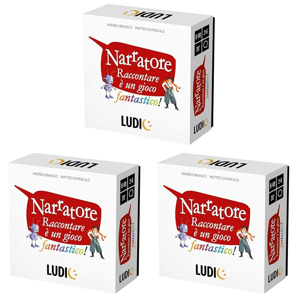 Ludic Narratore gioco da tavolo storytelling famiglia