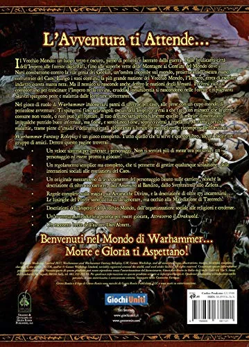 Giochi Uniti Warhammer Fantasy Roleplay gioco di ruolo italiano