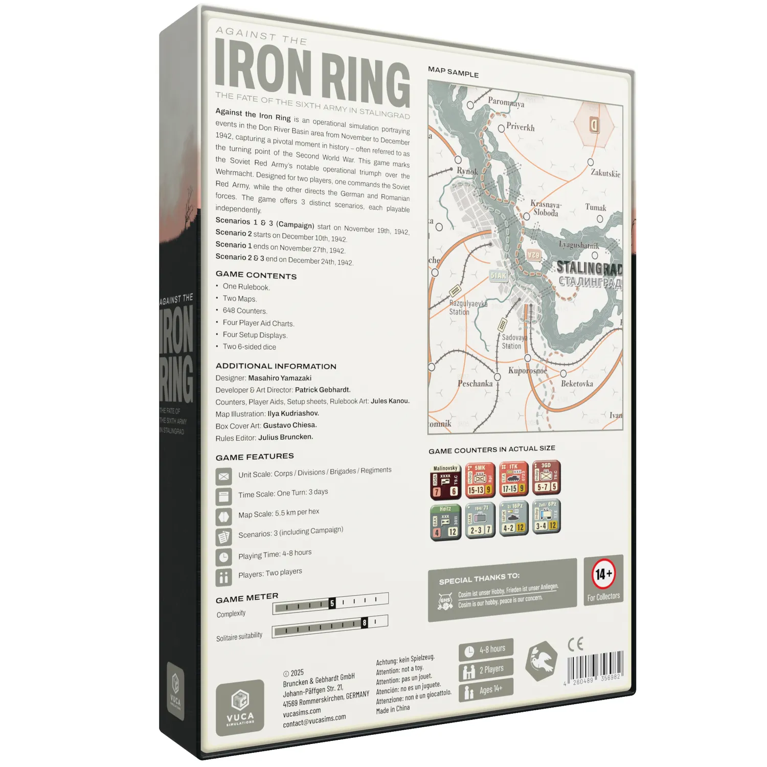 VUCA Against the Iron Ring wargame Stalingrado