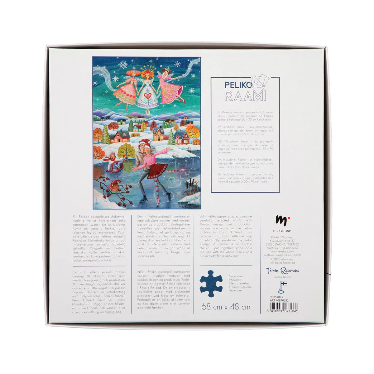 Peliko Terttu Raja-aho Joulun taikaa puzzle 1000 pezzi Natale