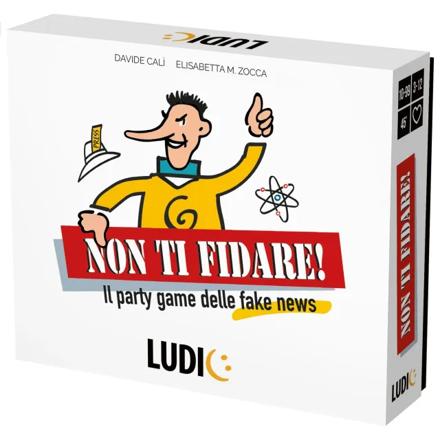 Ludic Non Ti Fidare IT57366 party game fake news 3-12 giocatori