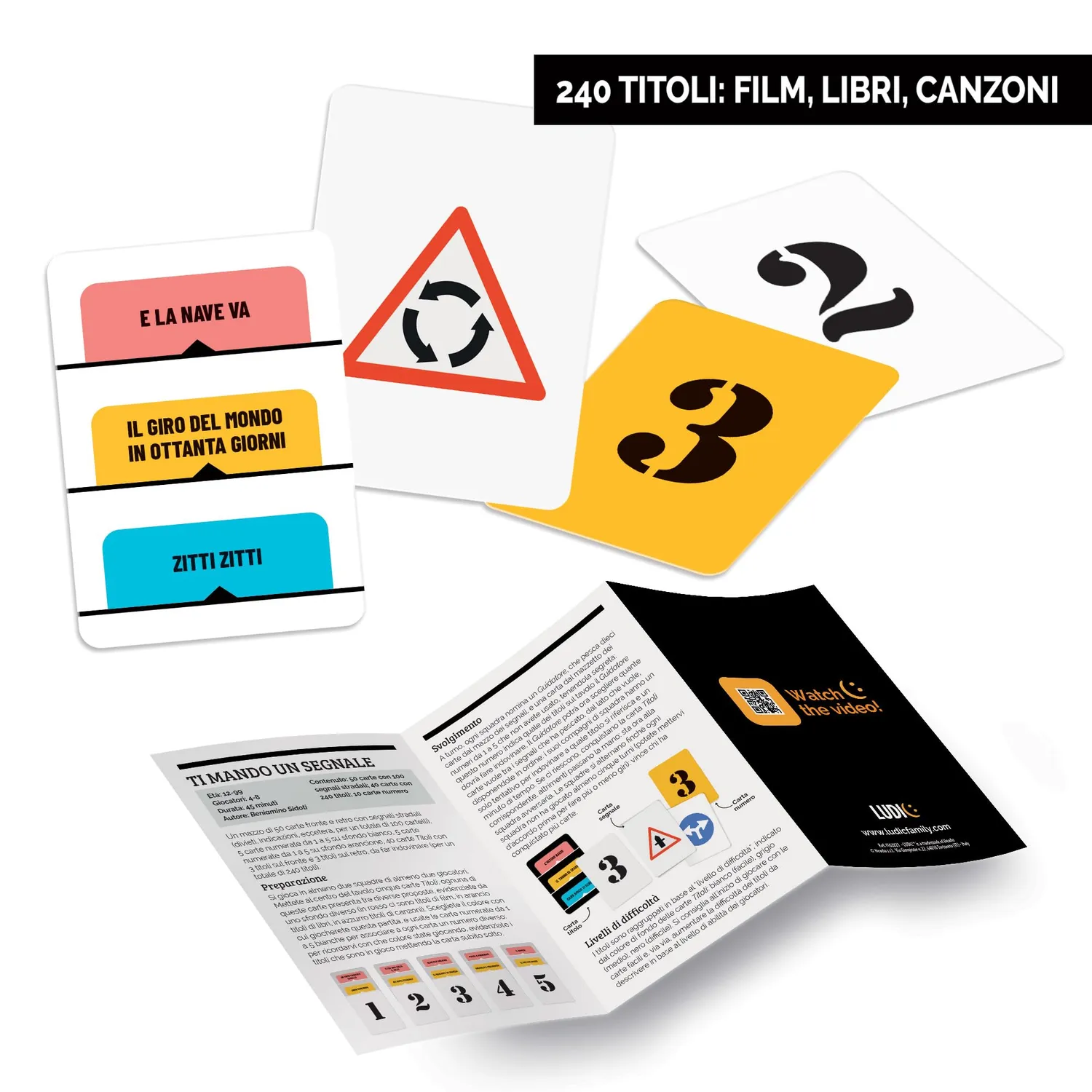 Ludic Ti Mando un Segnale carte party 12-99 anni segnali