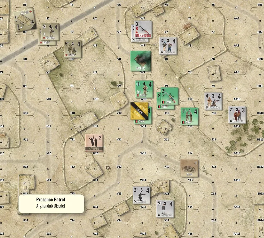 VUCA Simulations Modern Tactics #1 Afghanistan wargame tattico