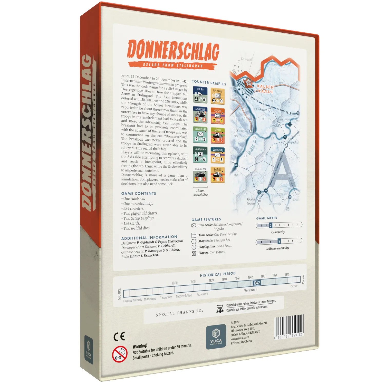 VUCA Simulations Donnerschlag Stalingrad wargame 2 giocatori