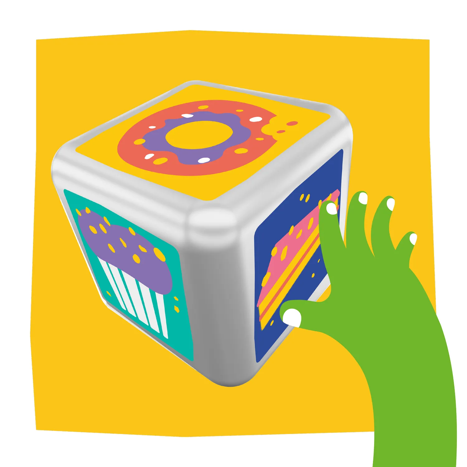 SD Games Quita esa mano gioco velocità party con dadi e restrizioni