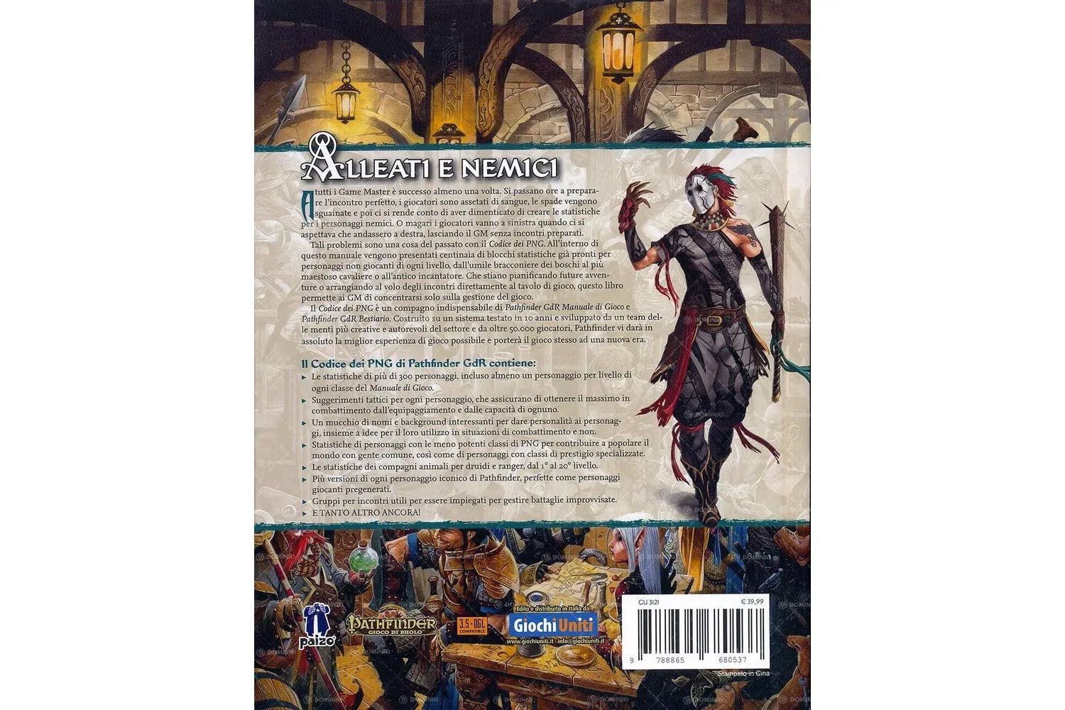 Giochi Uniti Pathfinder Codice dei PNG manuale italiano