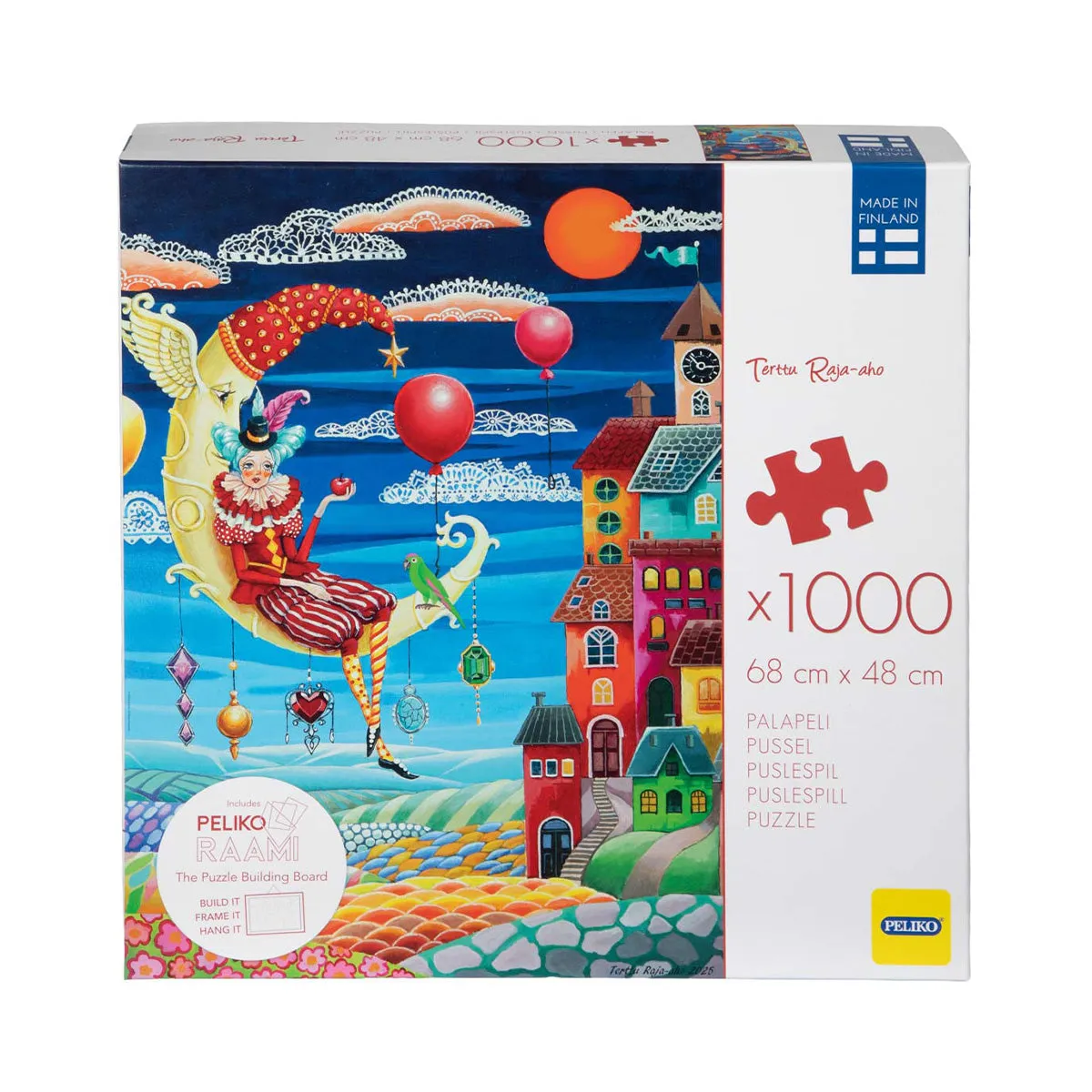 Peliko Uneton Klovni puzzle 1000 pezzi con base 68x48 cm