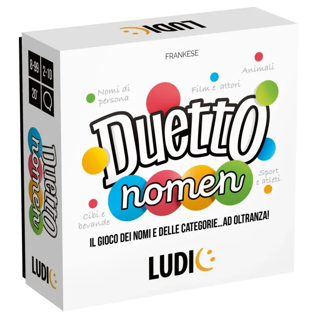 Ludic Duetto Nomen gioco di parole scatola piccola 2-6 giocatori