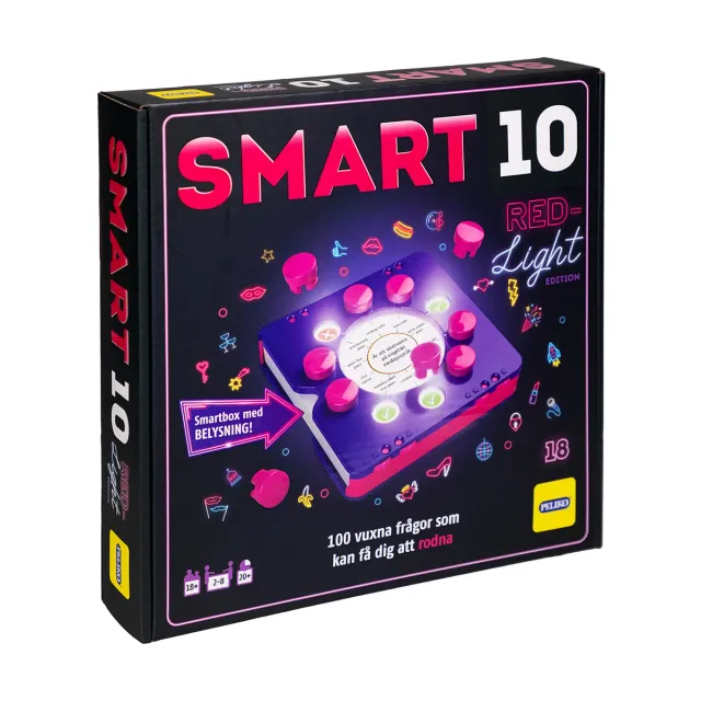 Peliko Smart10 Red-Light gioco quiz svedese per adulti