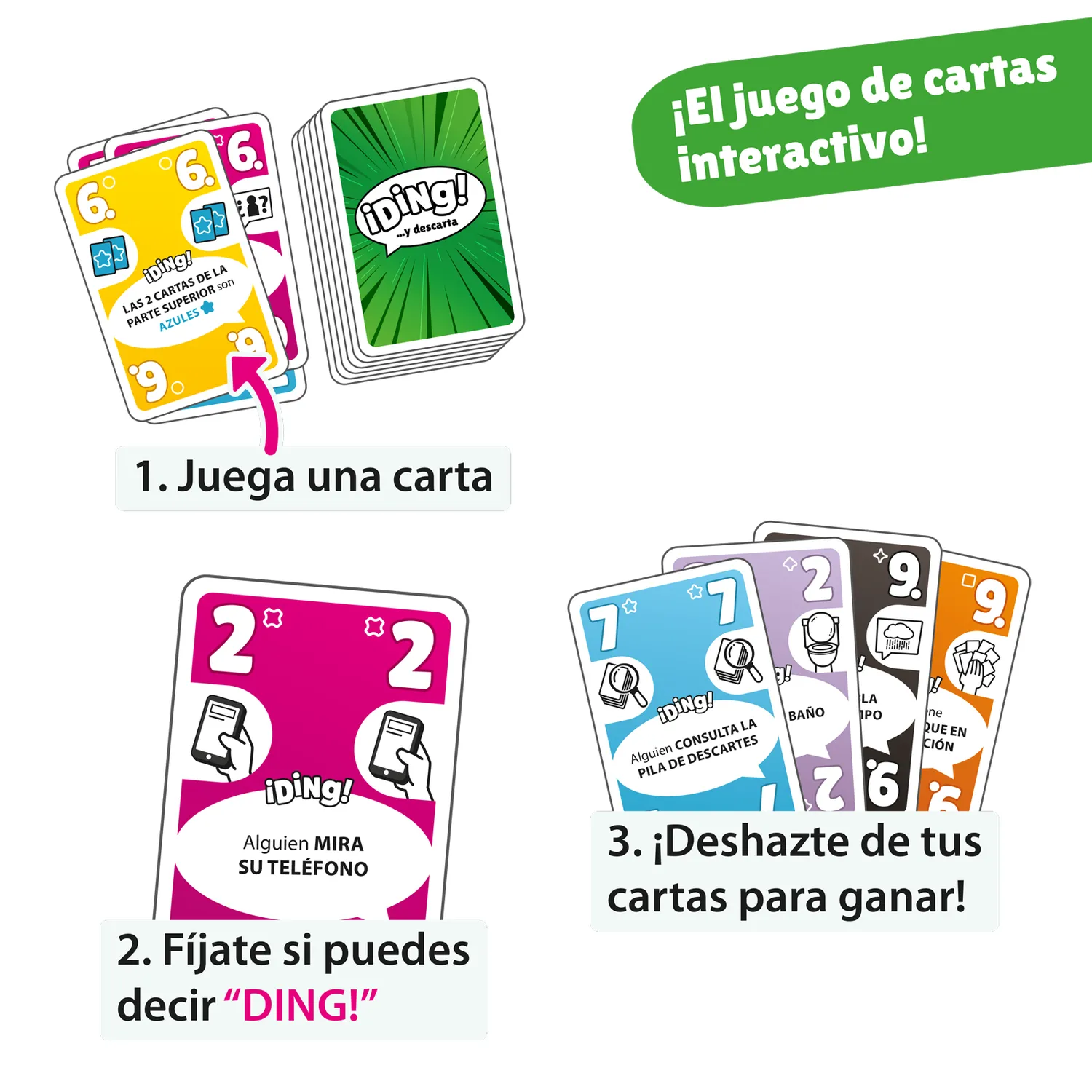 SD Games Ding gioco di carte scarti veloci