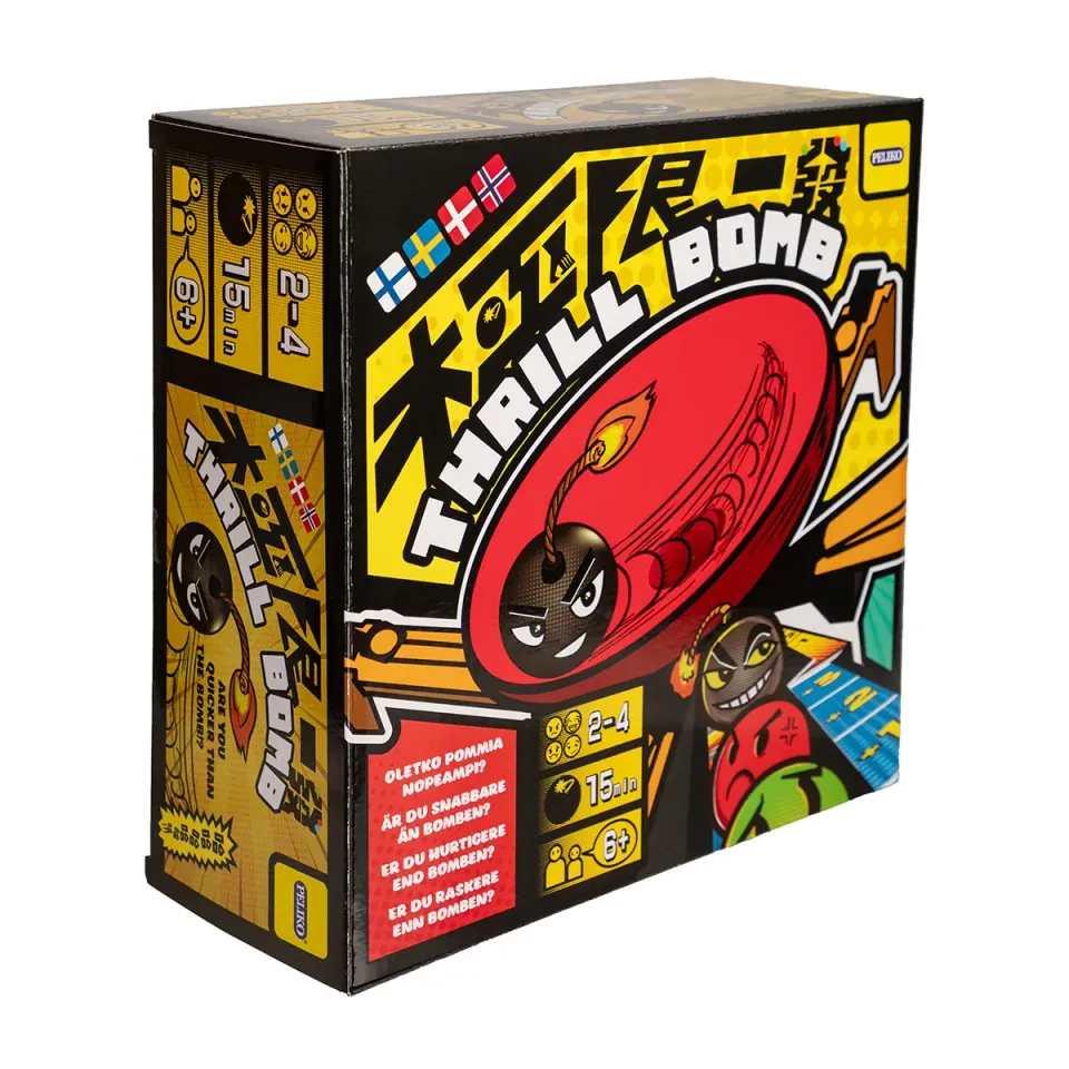 Peliko Thrill Bomb gioco con palline famiglia 10 punti