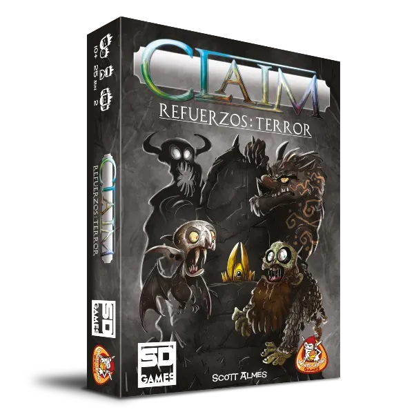 SD Games Claim Rinforzi Terrore espansione carte 2 giocatori