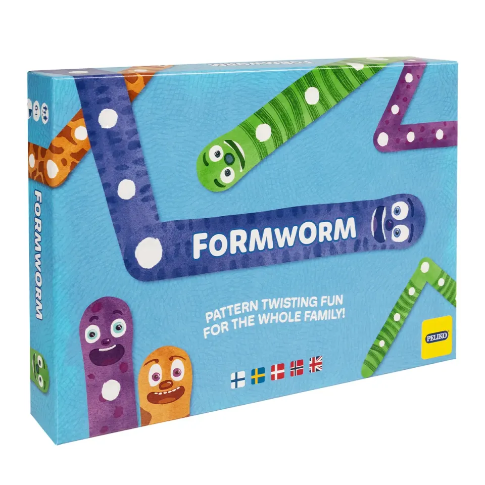 Peliko Formworm gioco per bambini vermi forme