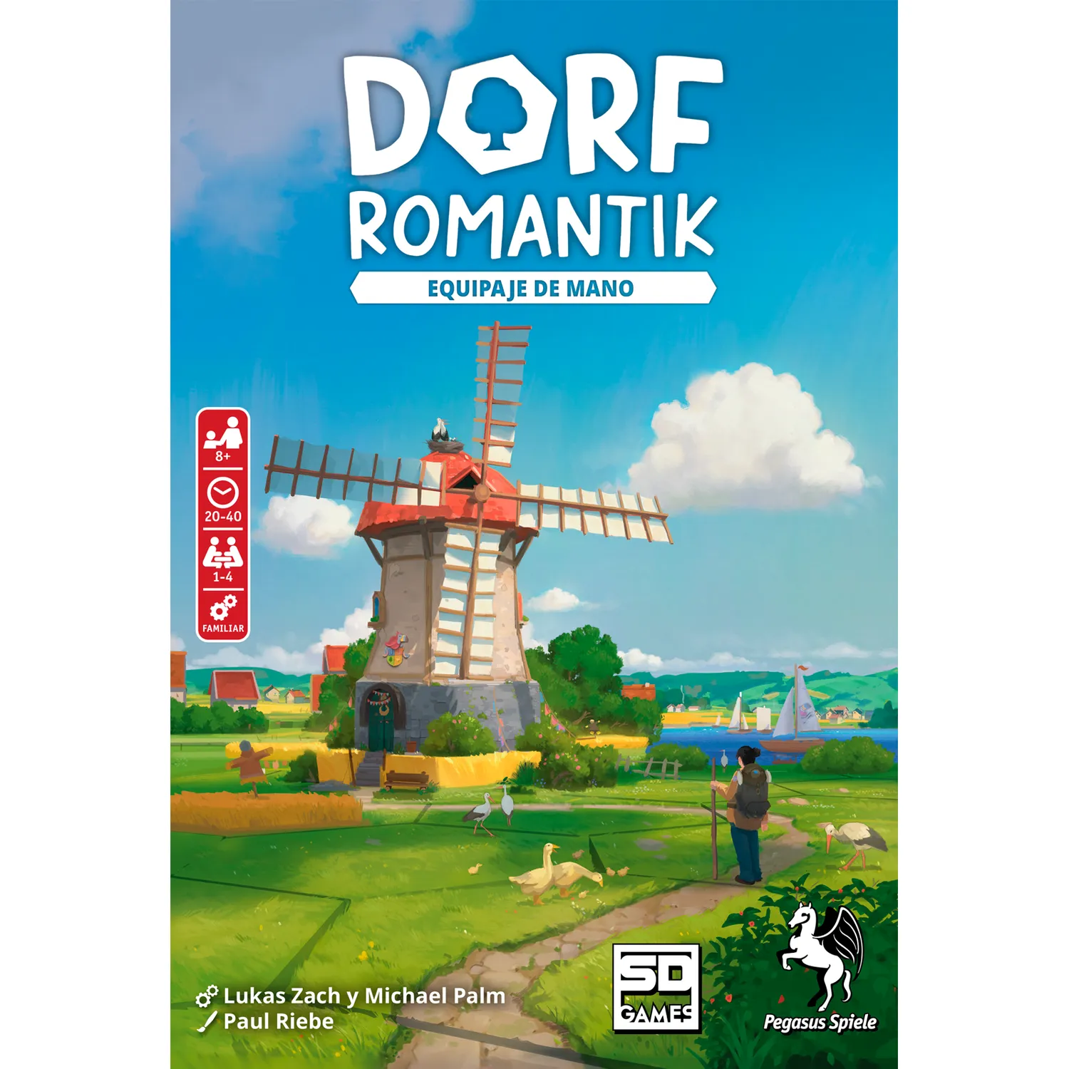 SD Games Dorfromantik Equipaje de Mano gioco puzzle portatile