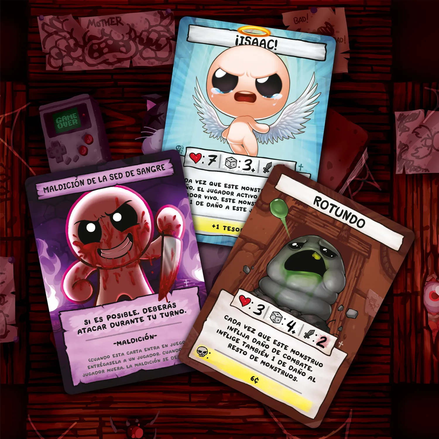 SD Games Binding of Isaac Four Souls Requiem gioco di carte scatola
