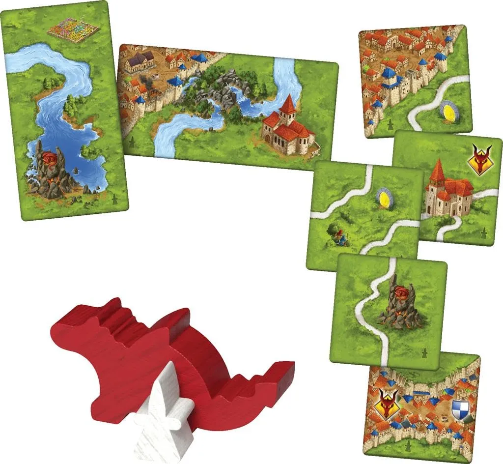 Giochi Uniti Carcassonne Fata e Drago 3 espansione GU848