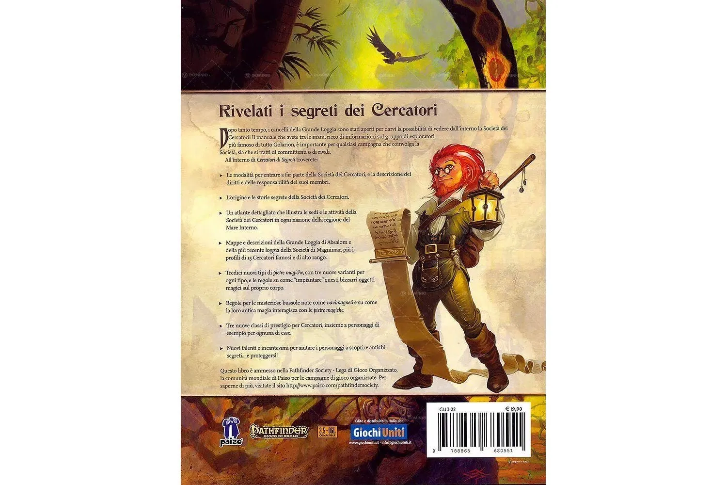 Pathfinder Cercatori di Segreti gioco di ruolo edizione italiana