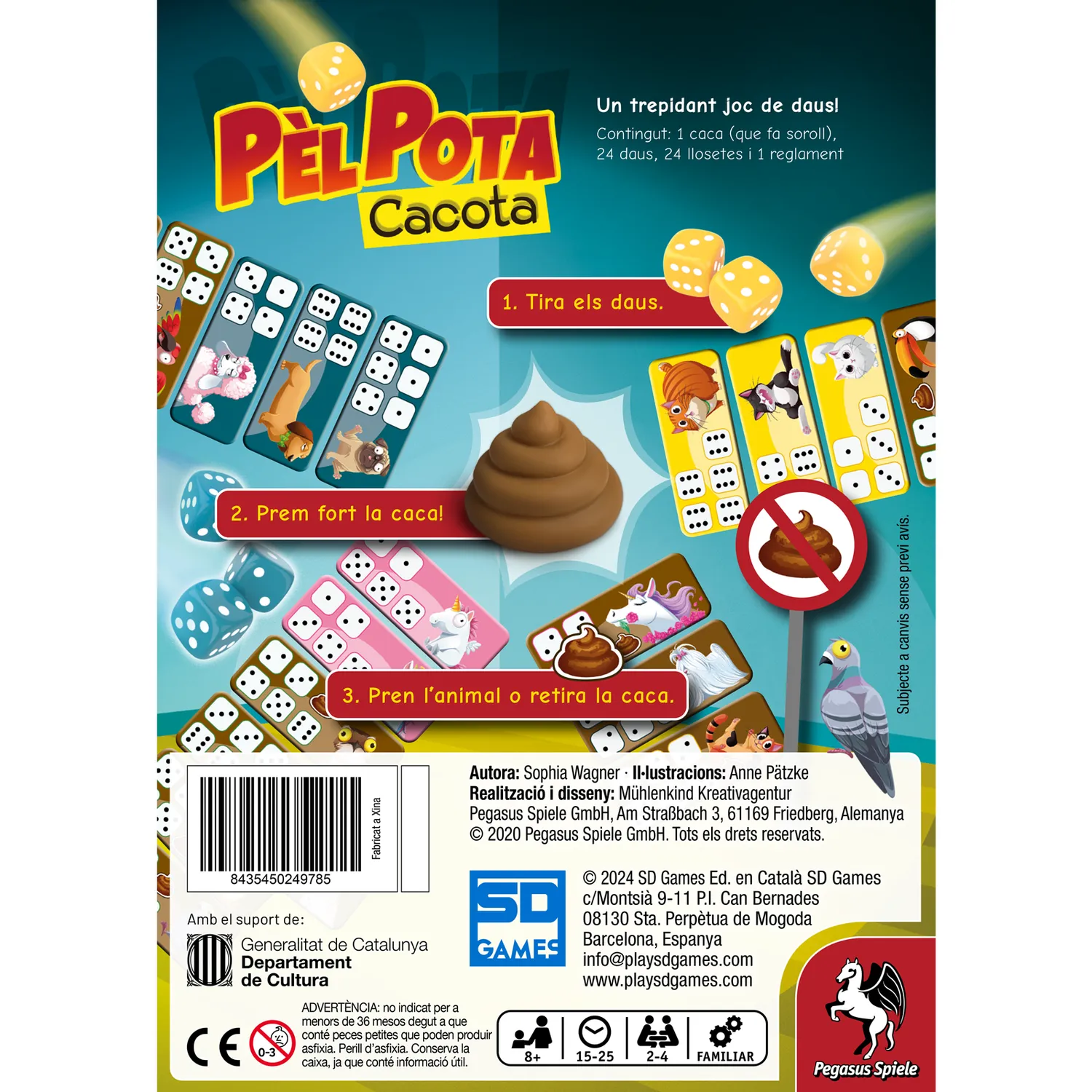 SD Games Pel Pota Cacota gioco di dadi party