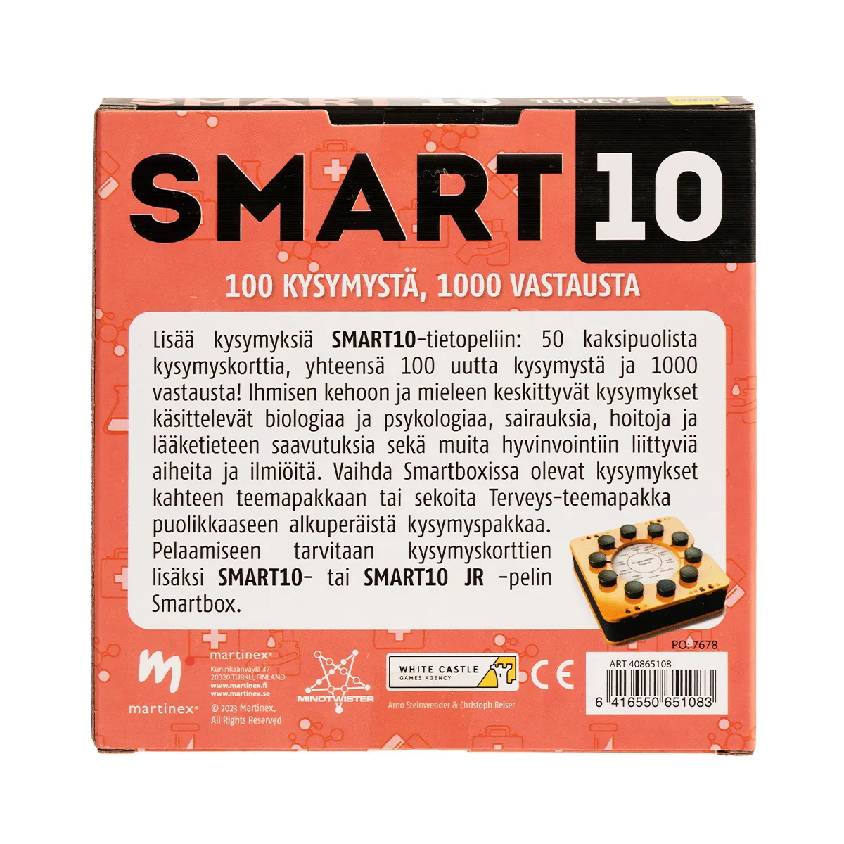 Peliko SMART10 Terveys quiz 50 carte salute benessere