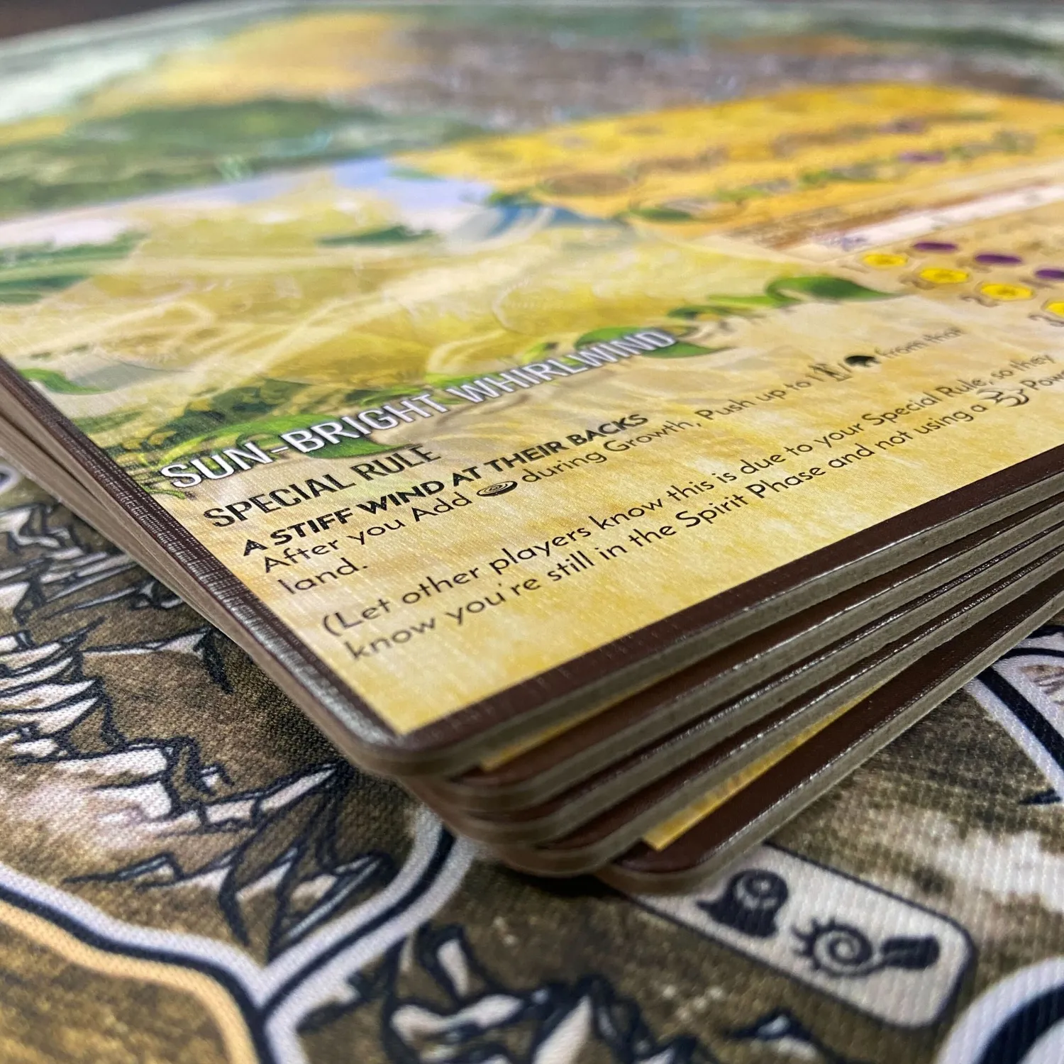 Horizons of Spirit Island Classic plance rigide 5 spiriti upgrade