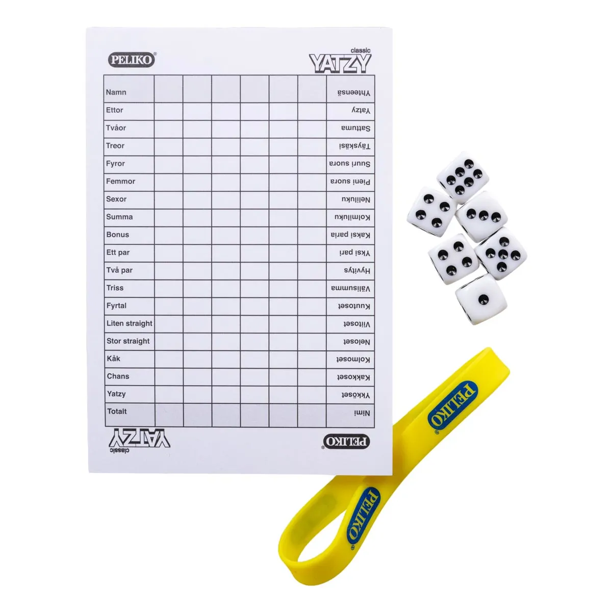 Peliko Yatzy gioco di dadi classico 5 dadi famiglia