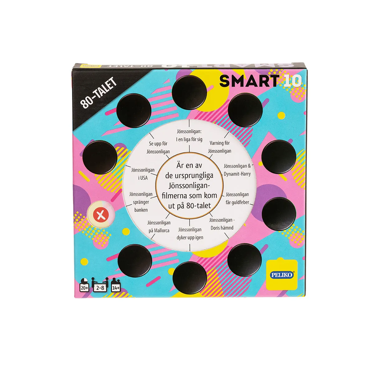 Peliko Smart10 espansione anni 80 in svedese 80 carte