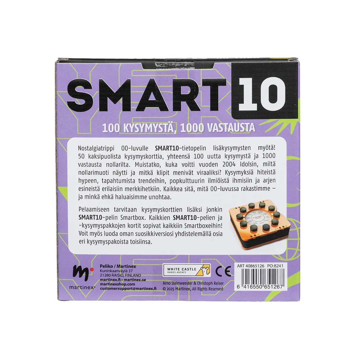 Peliko SMART10 Anni 2000 espansione 100 carte quiz