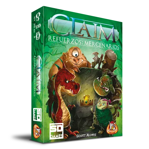 SD Games Claim Rinforzi Mercenari espansione carte