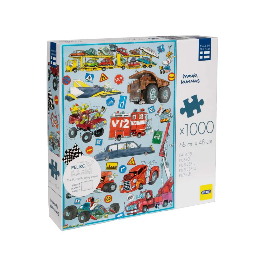 Peliko Mauri Kunnas puzzle 1000 pezzi auto