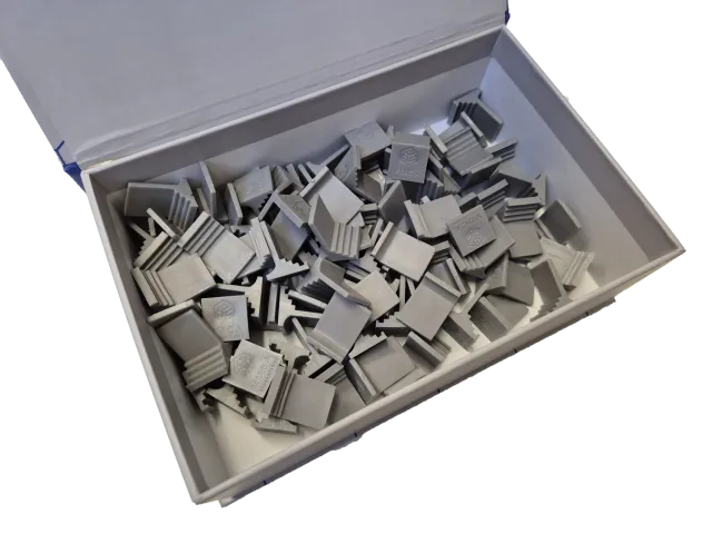 VUCA Counter Sleds portapedine grigi set 100 pezzi