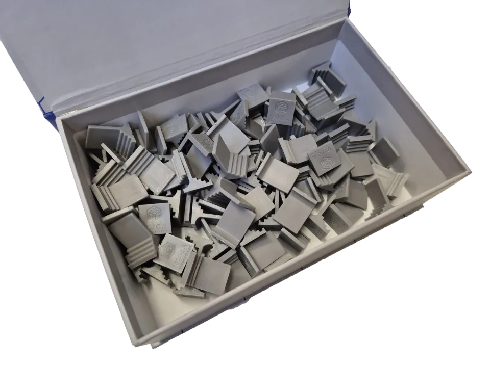 VUCA Counter Sleds portapedine grigi set 100 pezzi
