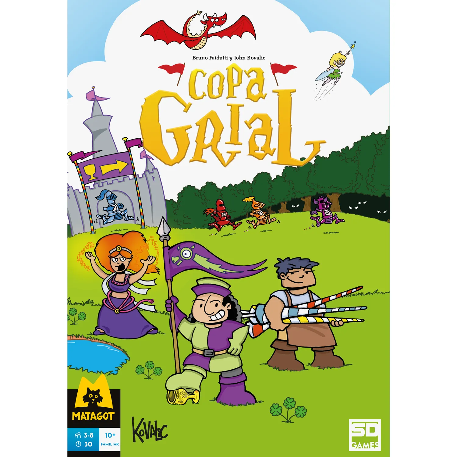 SD Games Copa Grial gioco di carte Camelot bluff