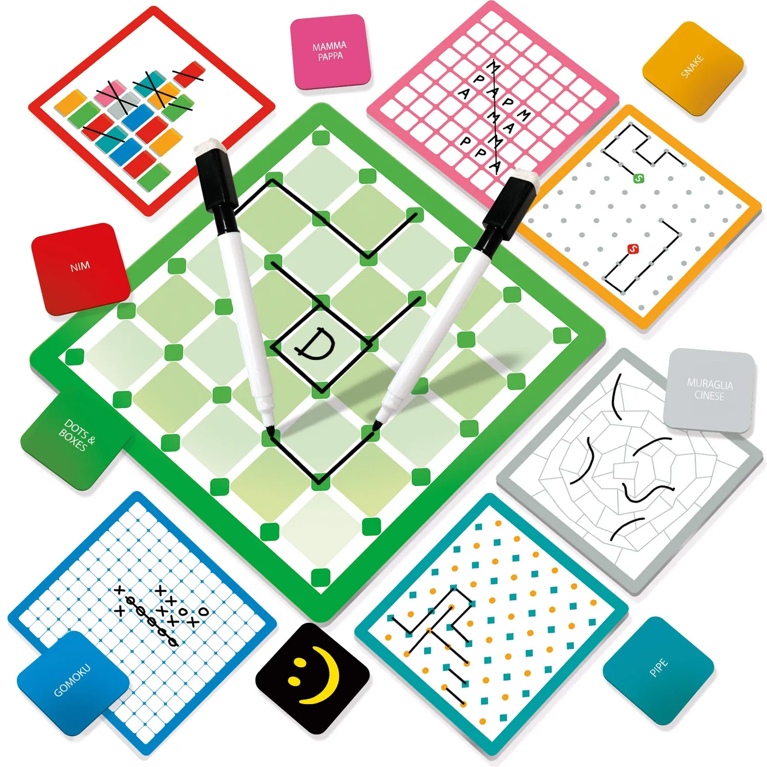 Ludic 7 Sfide gioco di società 7 plance viaggio