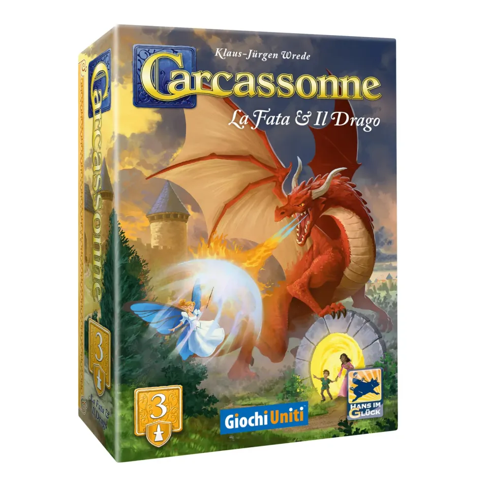 Giochi Uniti Carcassonne Fata e Drago 3 espansione GU848