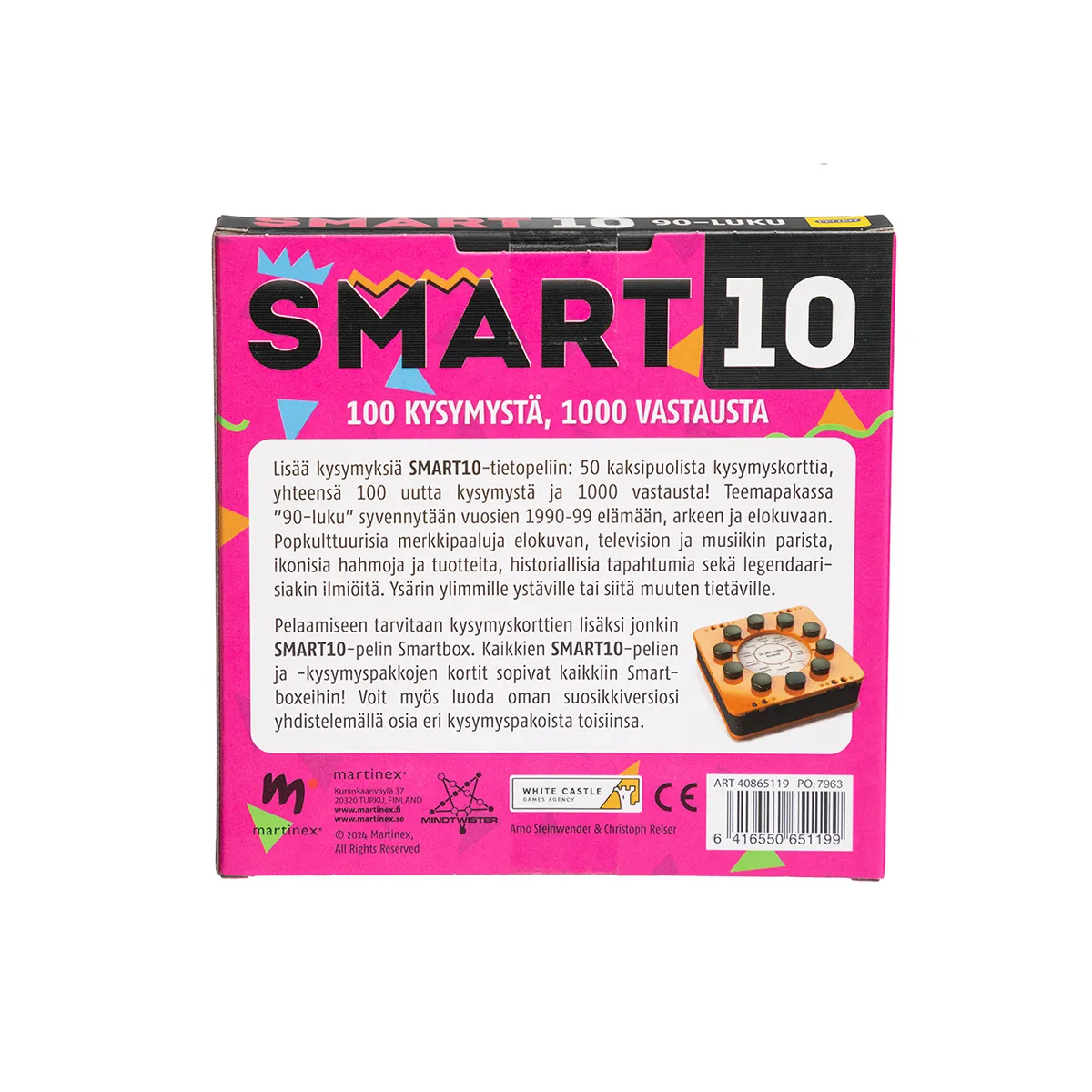 Peliko Smart10 90-luku espansione quiz anni 90