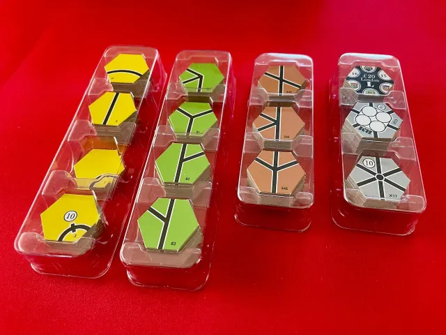 All-Aboard Games 1822 Series Tile Holder Set vassoi 13 pezzi