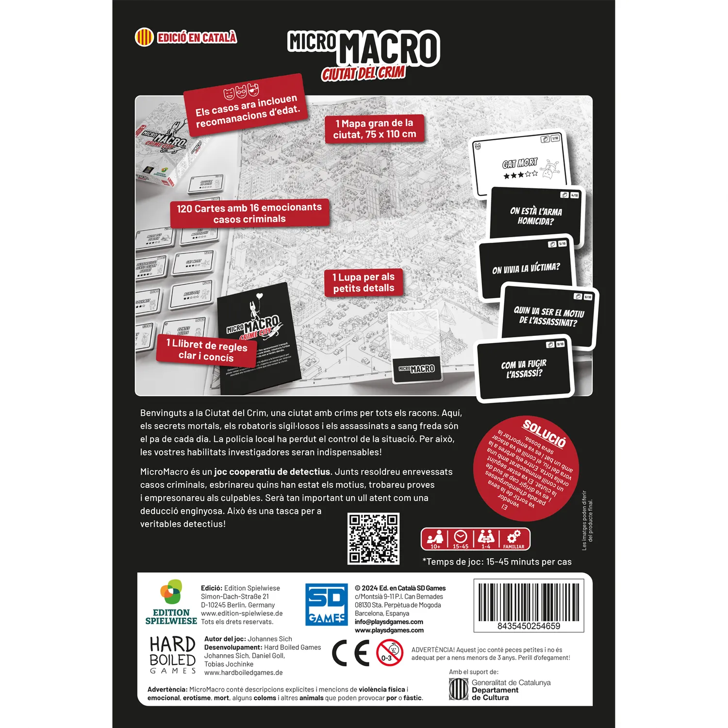 SD Games MicroMacro Crime City gioco investigativo cooperativo