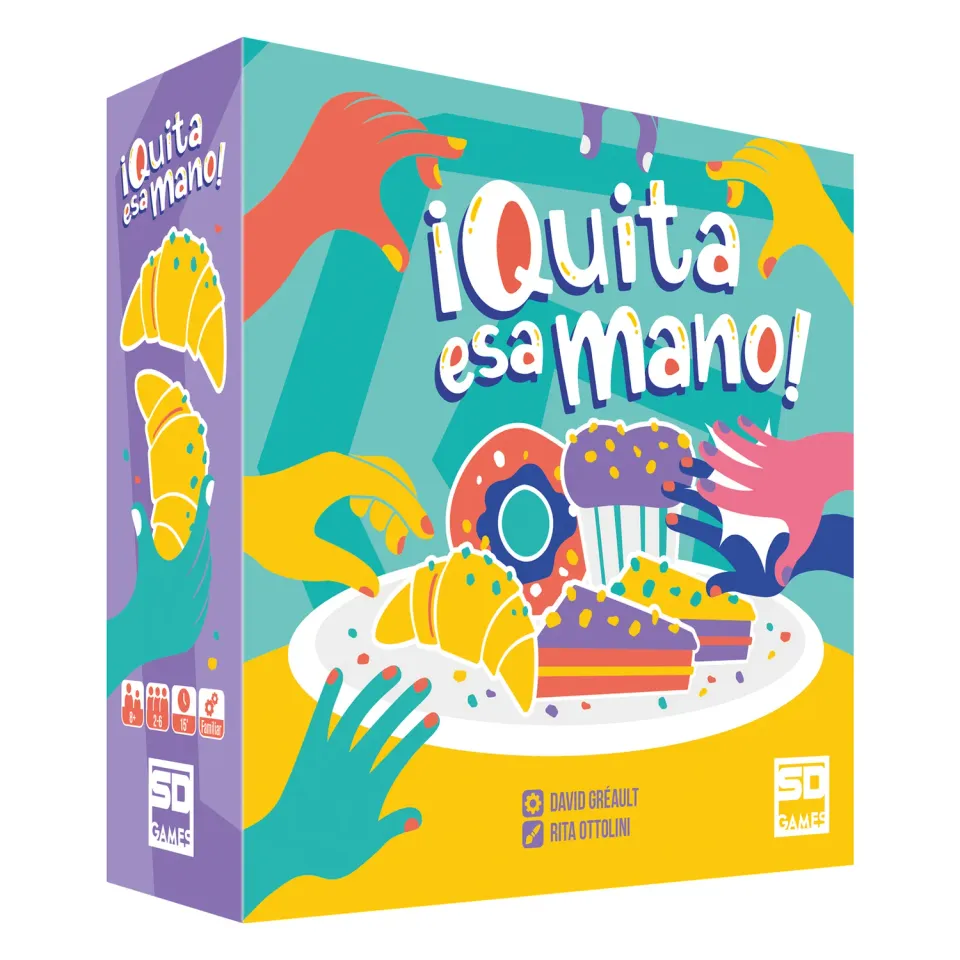 SD Games Quita esa mano gioco velocità party con dadi e restrizioni