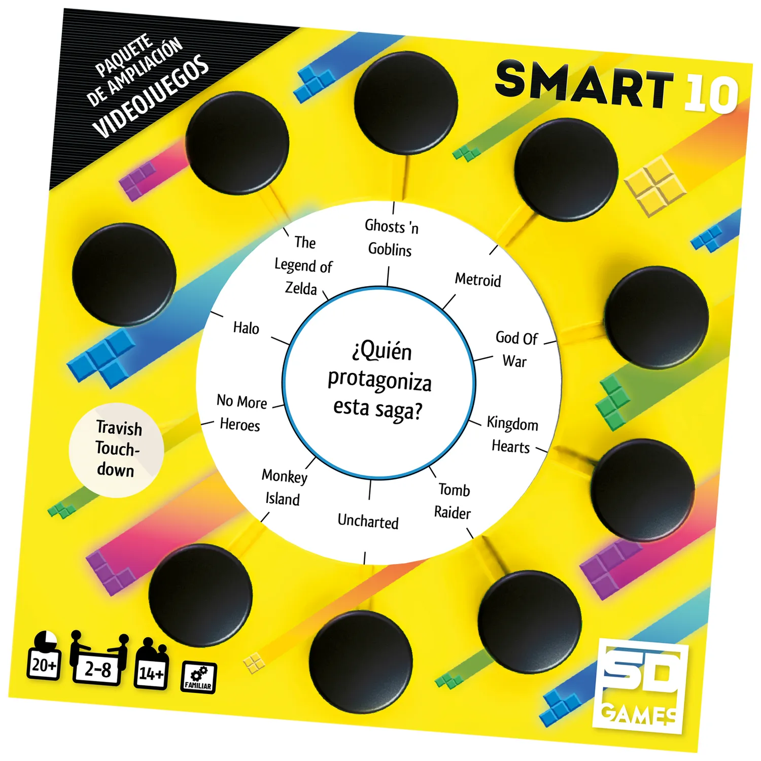 SD Games Smart 10 Videogiochi espansione 50 carte