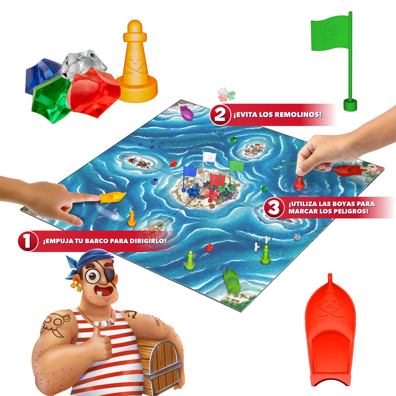 SD Games Bermuda Pirates gioco da tavolo magnetico famiglia