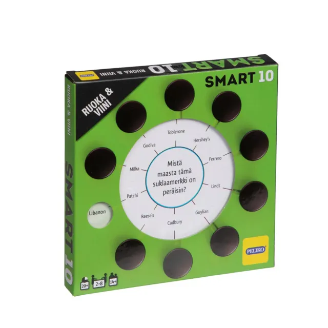 Peliko Smart10 Ruoka & Viini espansione quiz 50 carte