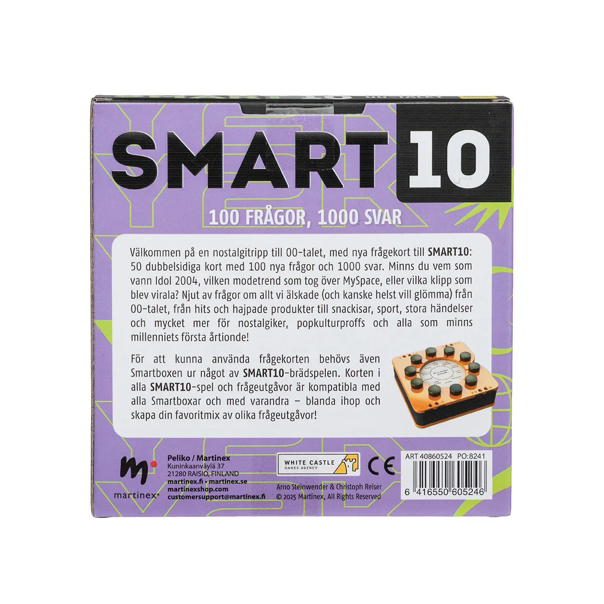 Peliko Smart10 domande anni 2000 espansione quiz svedese