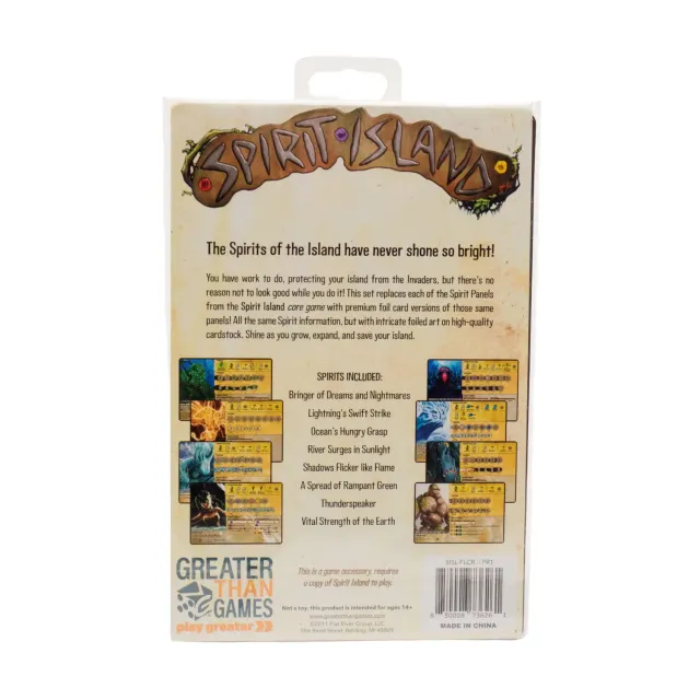 Spirit Island pannelli Spirito foil premium 8 plance