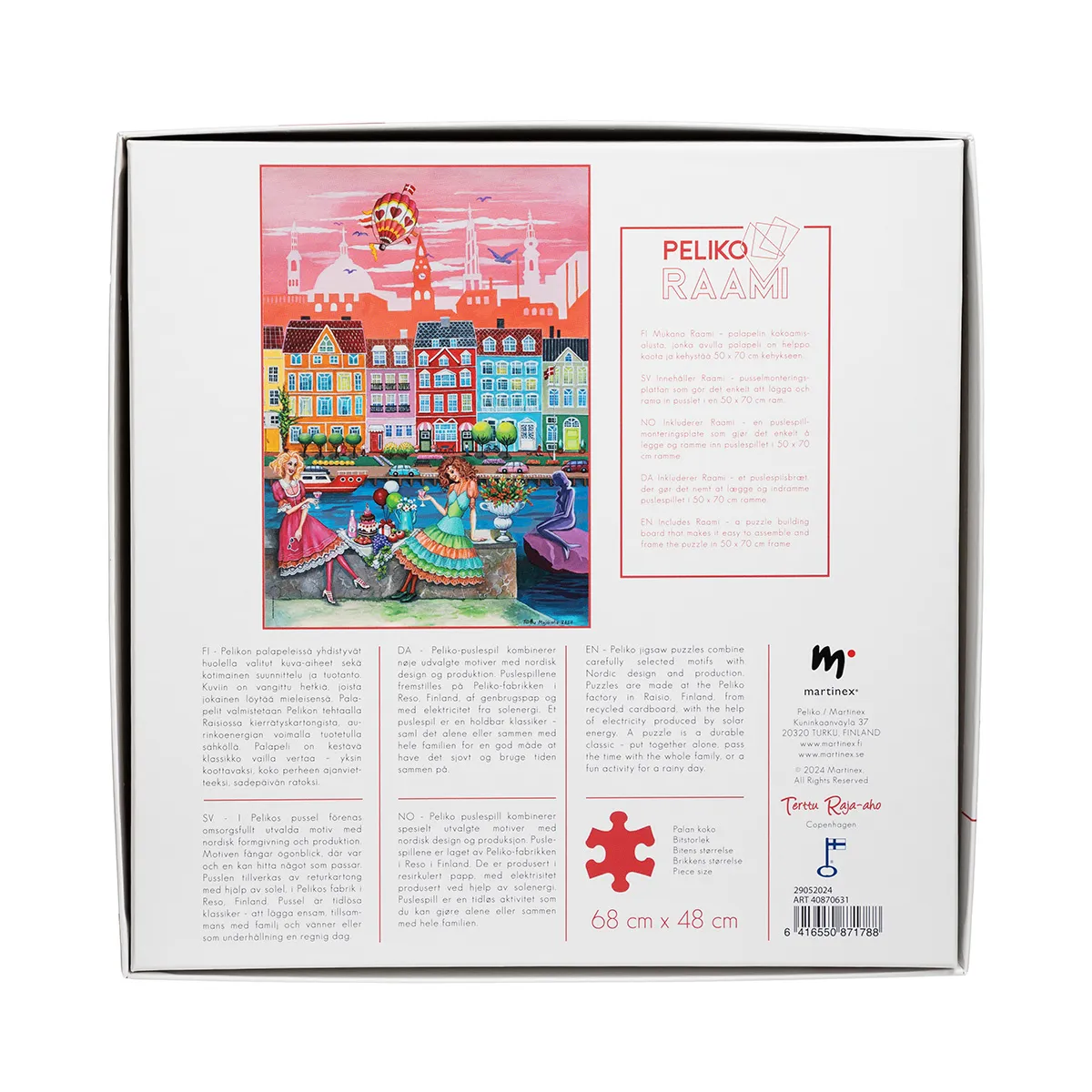 Peliko Kööpenhamina puzzle 1000 pezzi 68x48 cm