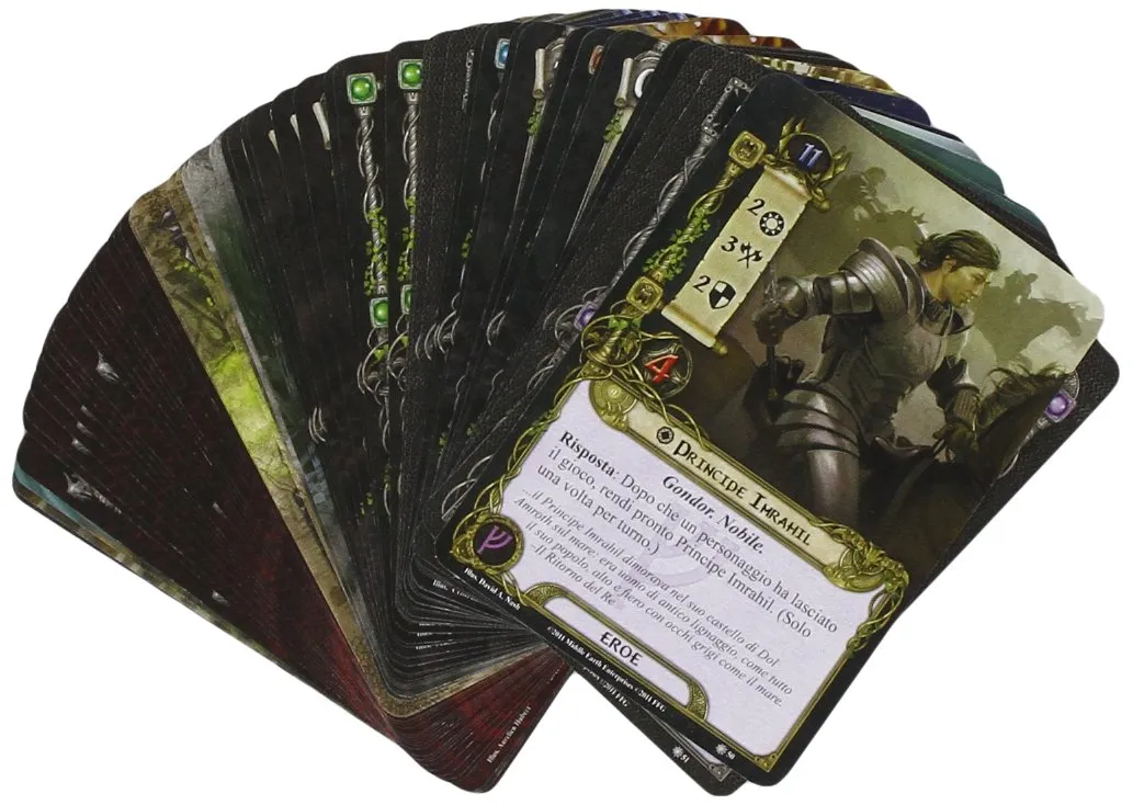 Giochi Uniti Signore Anelli LCG Viaggio a Rhosgobel espansione carte