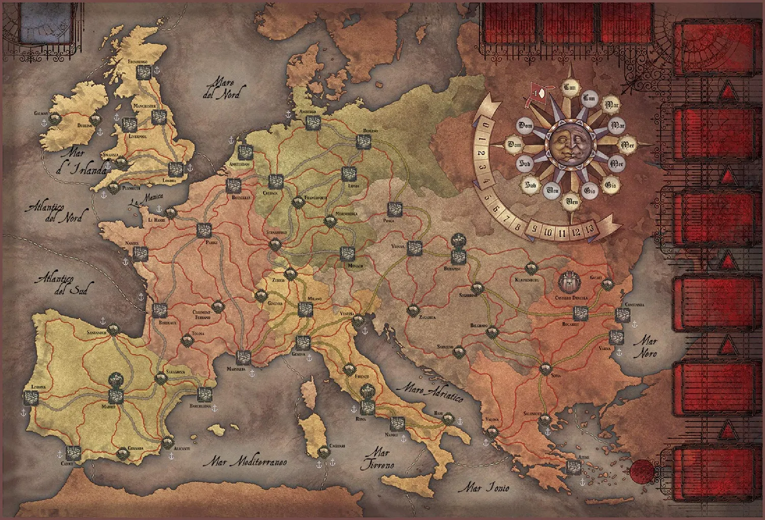 Giochi Uniti Furia di Dracula GU494 gioco tavolo orrore