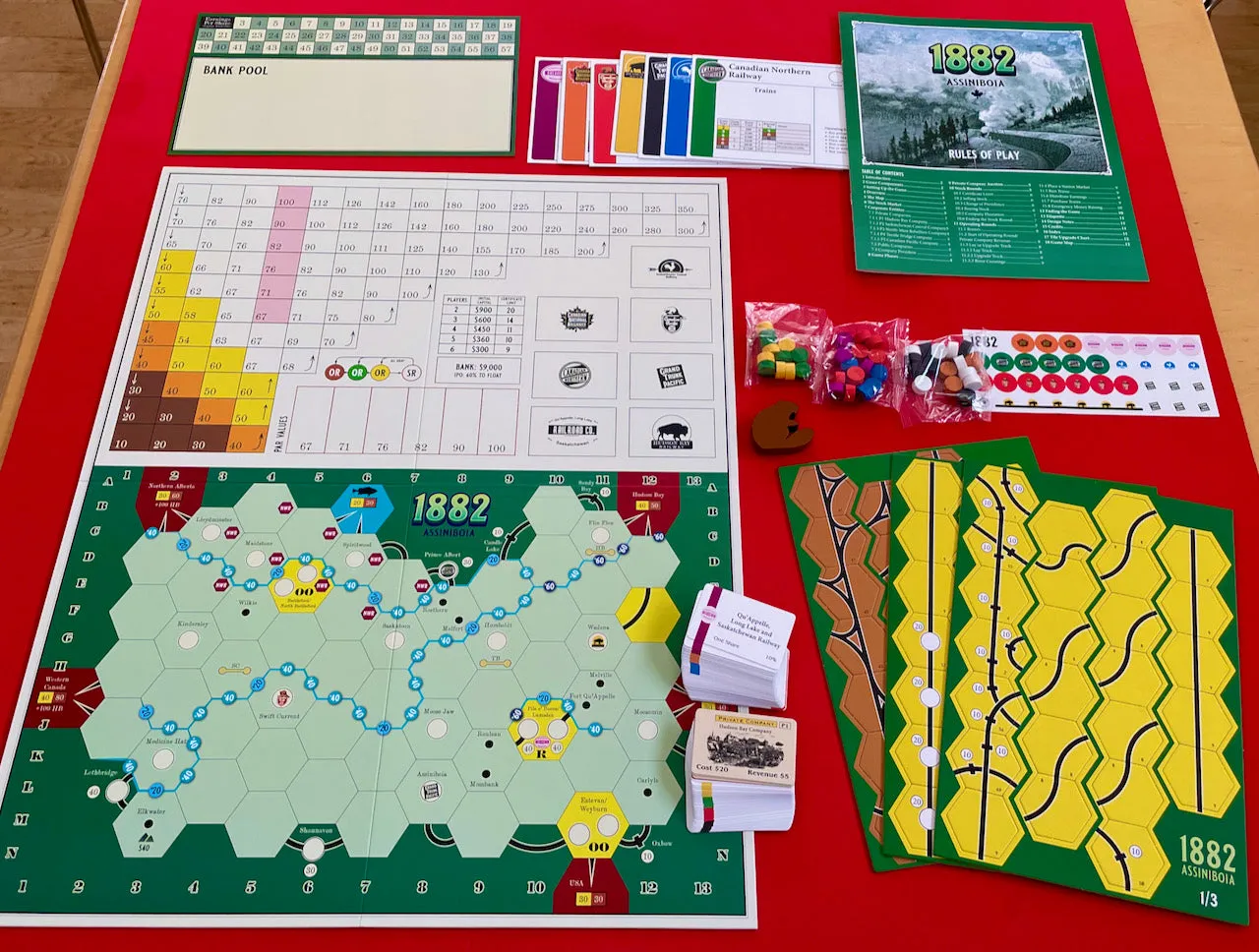 All-Aboard Games 1882 gioco da tavolo ferroviario 18xx