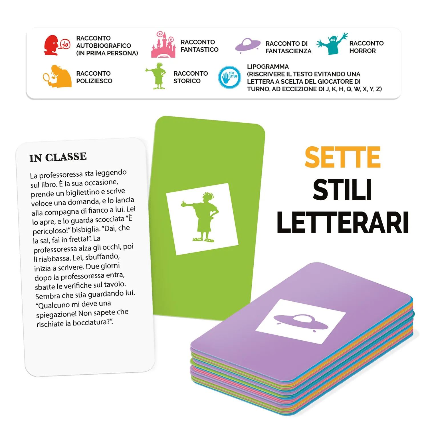 Ludic Scrittori IT55447 gioco società stili letterari 3-10