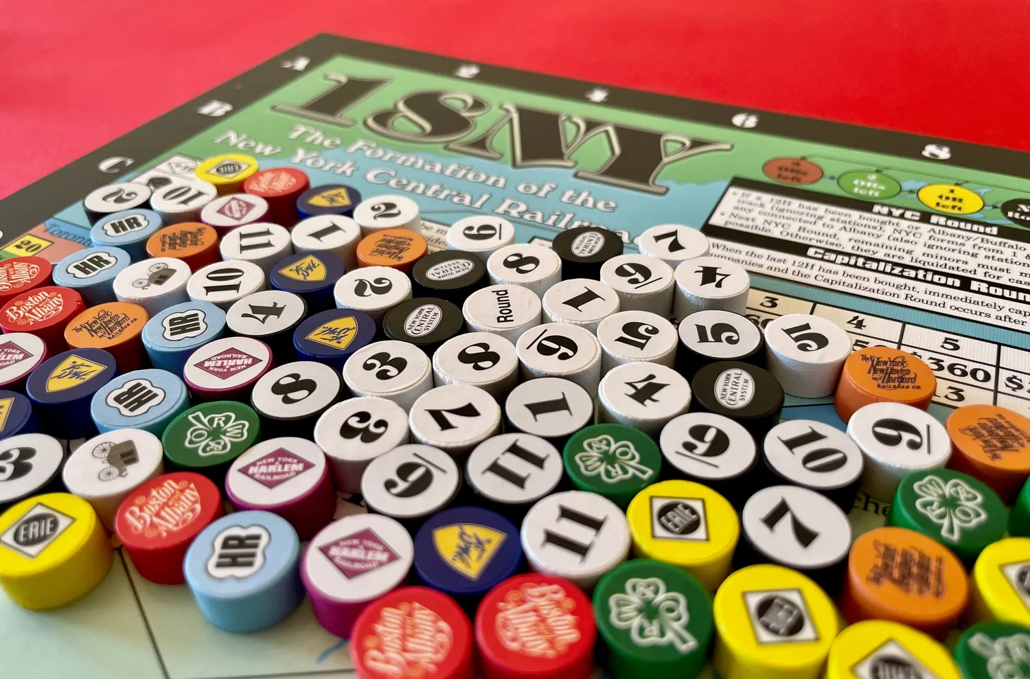 All-Aboard Games 18NY gioco da tavolo ferrovie New York 2-6 giocatori